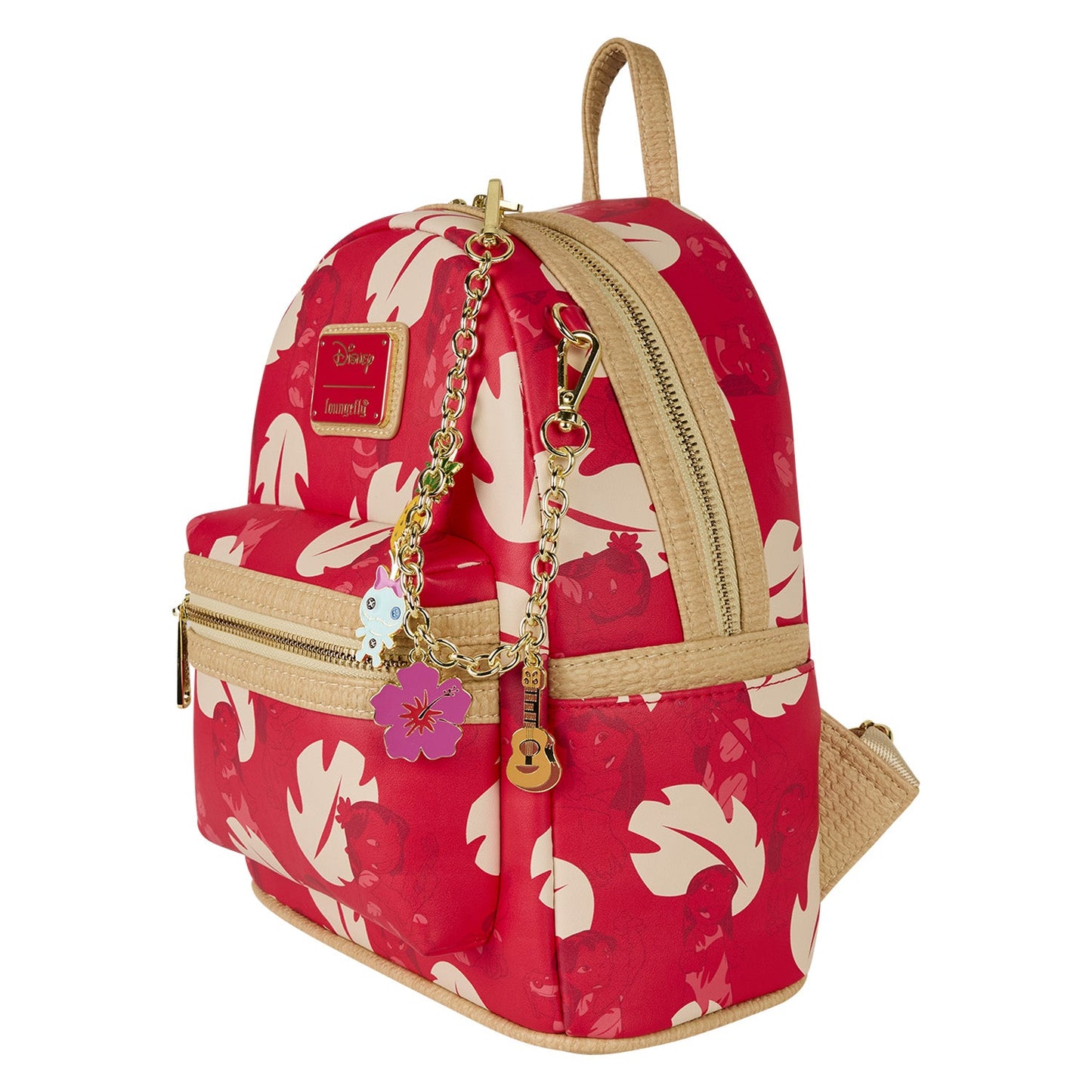 Loungefly Disney Lilo & Stitch Charm Cosplay Mini Backpack
