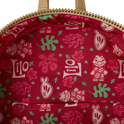 Loungefly Disney Lilo & Stitch Charm Cosplay Mini Backpack