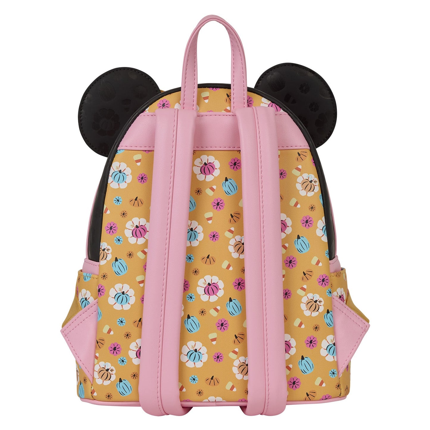 Loungefly Disney Minnie Mouse Floral Pumpkin Candy Corn Scented Glow Mini Backpack