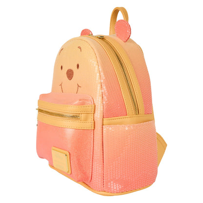 Loungefly Disney Winnie the Pooh Cosplay Sequin Glitter Mini Backpack