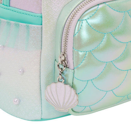 Loungefly Disney the Little Mermaid Iridescent Pearl Mini Backpack