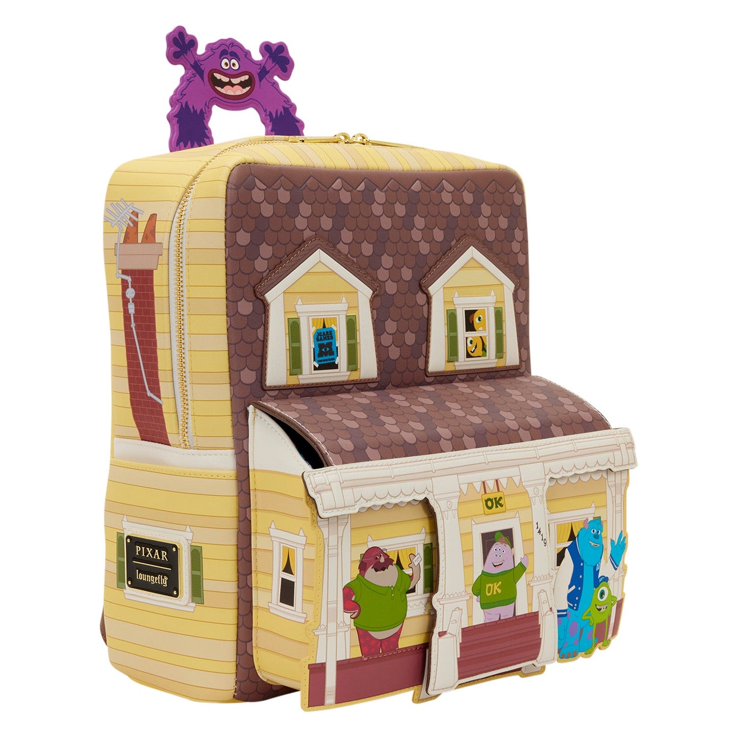 Loungefly Monsters University Oozma Kappa House Figural Mini Backpack