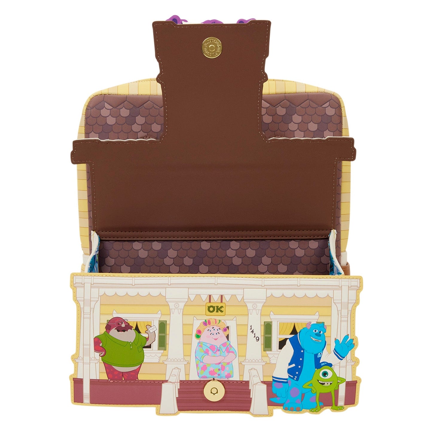 Loungefly Monsters University Oozma Kappa House Figural Mini Backpack