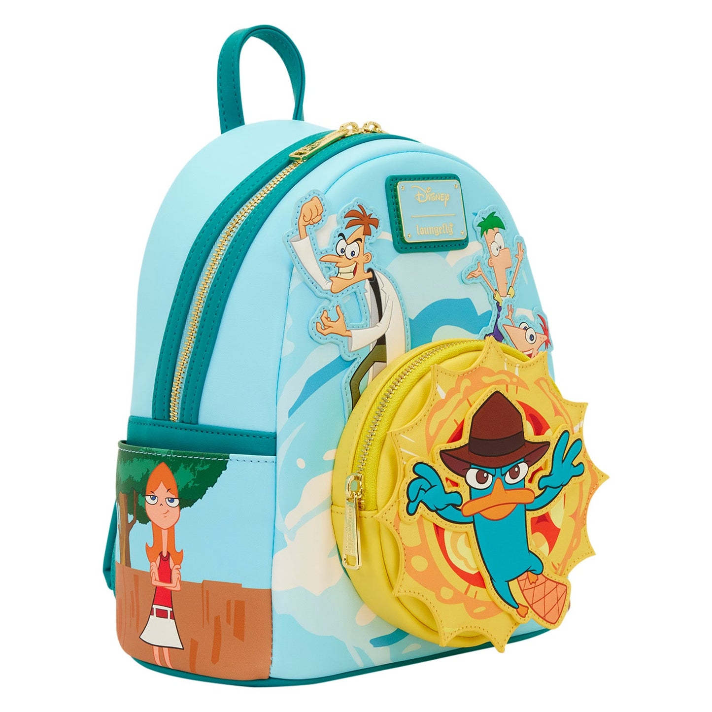 Loungefly Disney Phineas & Ferb Light-Up Mini Backpack