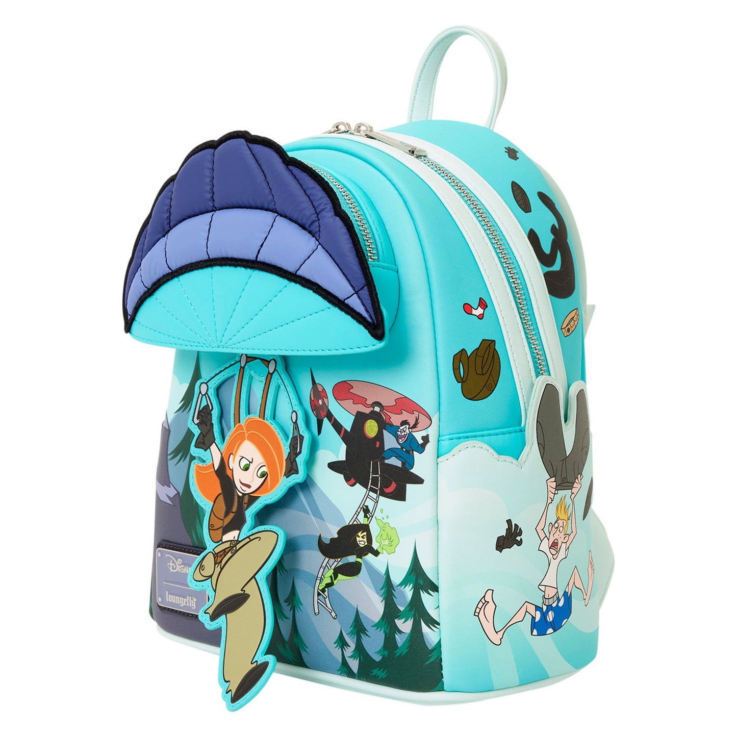 Loungefly Kim Possible Paragliding Mini Backpack