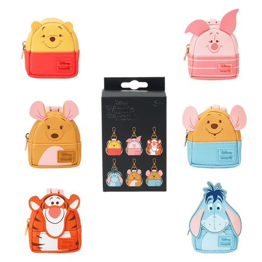 Loungefly Disney Winnie The Pooh & Friends Mystery Mini Backpack Keychain Charm
