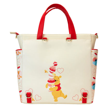Loungefly Disney Winnie The Pooh & Friends Hearts Convertible Backpack & Tote Bag