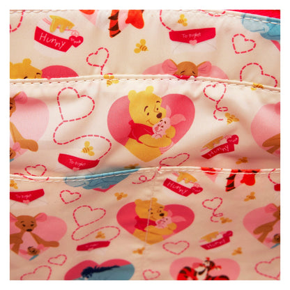Loungefly Disney Winnie The Pooh & Friends Hearts Convertible Backpack & Tote Bag
