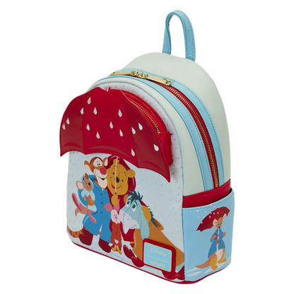 Loungefly Disney Winnie the Pooh & Friends Rainy Day Mini Backpack