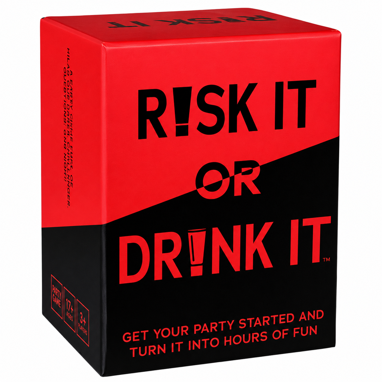 Risk It or Drink It Original Drinking Card Game for Adults – Party Game, Icebreaker Cards, Couples & Group Drinking Game