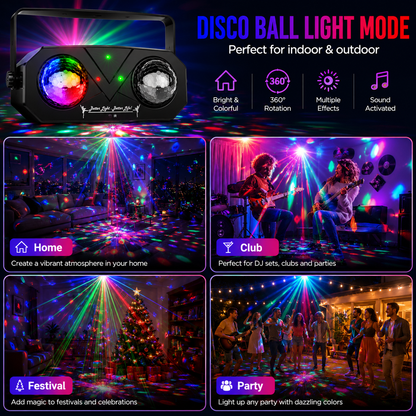 Party Disco Ball Light Projector with Remote