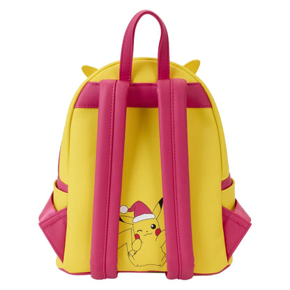 Loungefly Pokemon Santa Pikachu Christmas Lights Light-Up Mini Backpack
